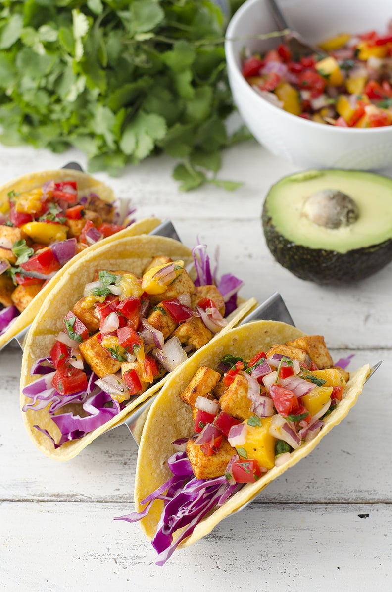 Mango Tofu Tacos