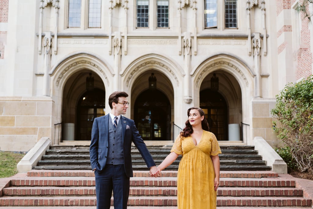 Harry Potter Hufflepuff and Ravenclaw Engagement Photos