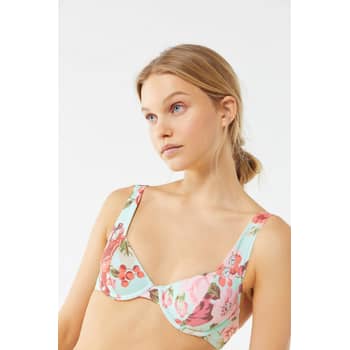 Laura Ashley UO Exclusive Emma Floral Underwire Bra Top