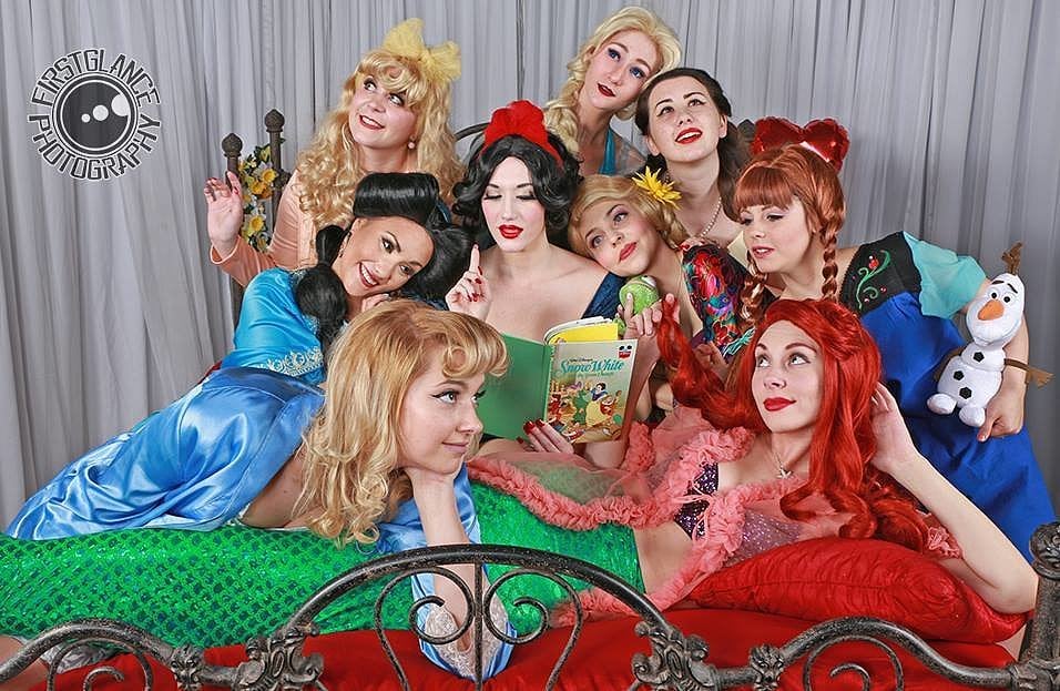 Disney Princesses Pin Up Girls