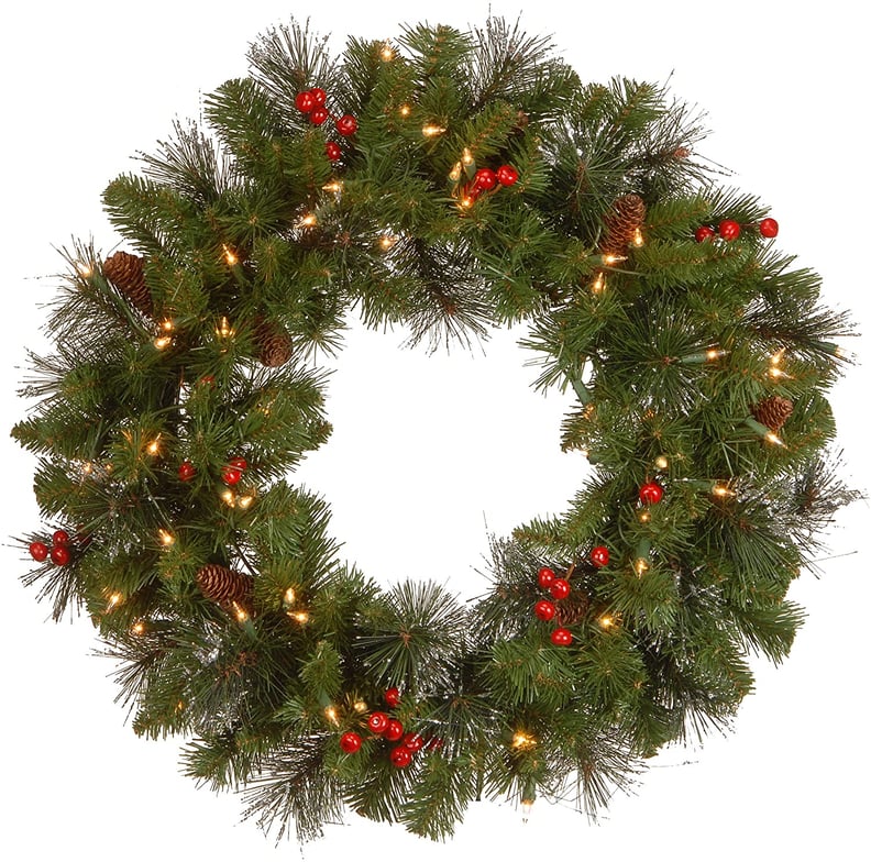 National Tree Company Pre-Lit Artificial Christmas Wreath