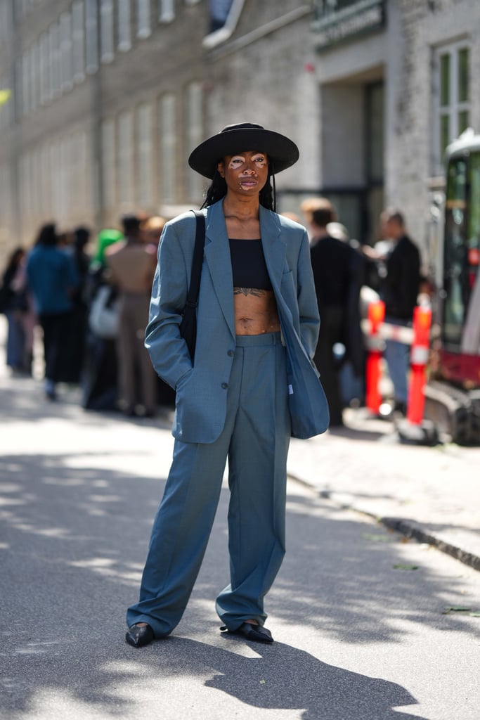 Copenhagen Fashion Week Street Style Spring 2024 Trend: Double Denim