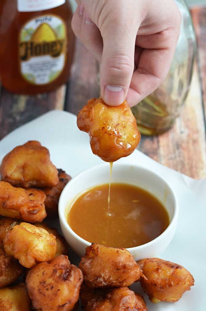 Maple Waffle Chicken Nuggets