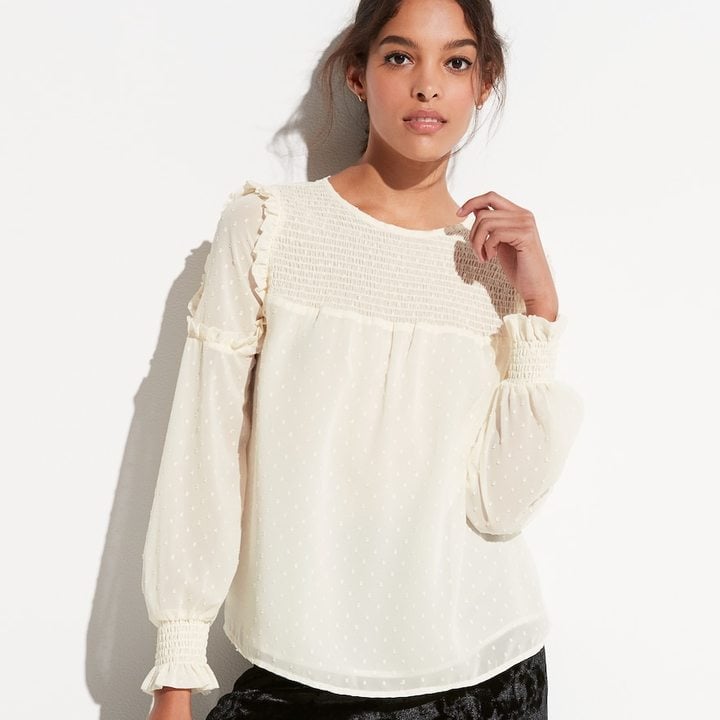 K/lab Smocked Yoke Top