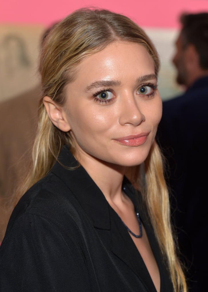 A rare appearance from Ashley Olsen saw her in her signature style: a ...