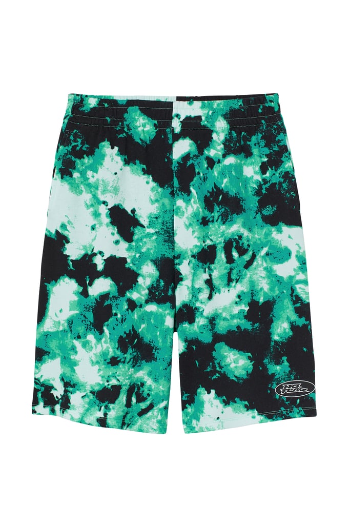 Baggy Printed Skate Shorts: No Fear x H&M Wide-cut Shorts