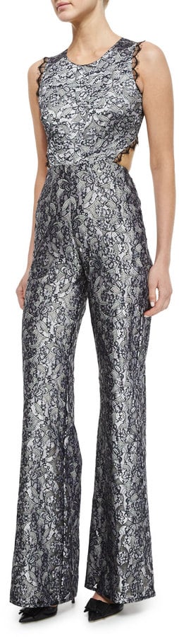 Alexis Sleeveless Floral Lace Jumpsuit ($583)
