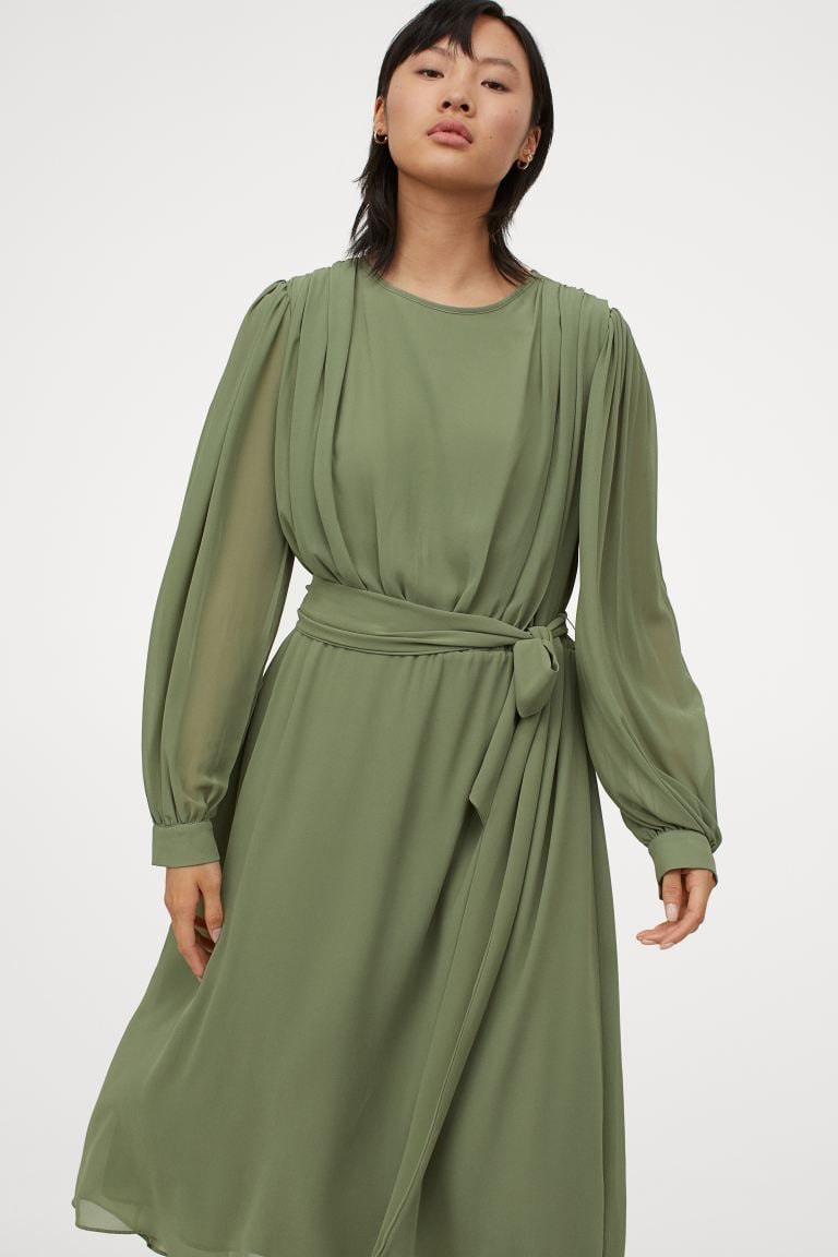 H&M Crêped Dress