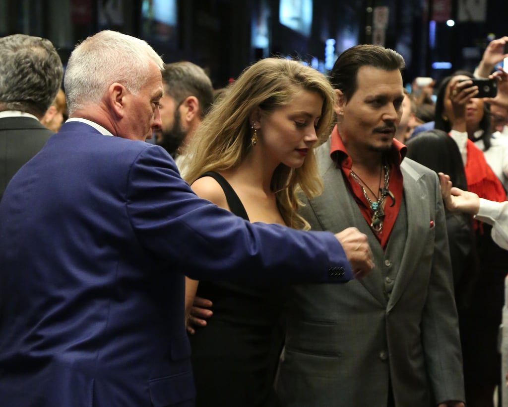 Johnny Depp Amber Heard Black Mass Premiere Pictures TIFF
