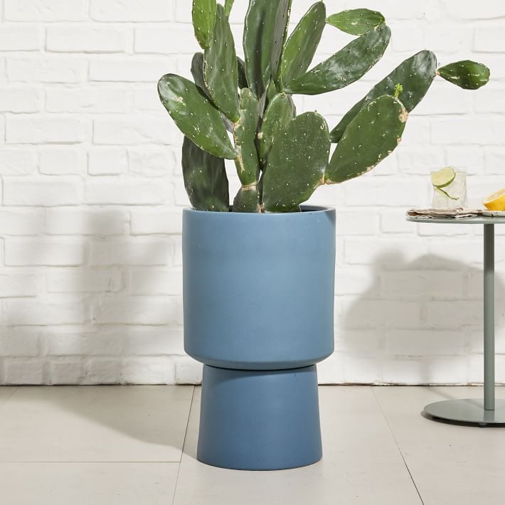 West Elm Bishop Indoor/Outdoor Pedestal Planters