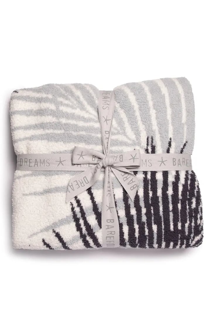 These Blankets Are Built to Last Barefoot Dreams CosyChic Palm Leaf