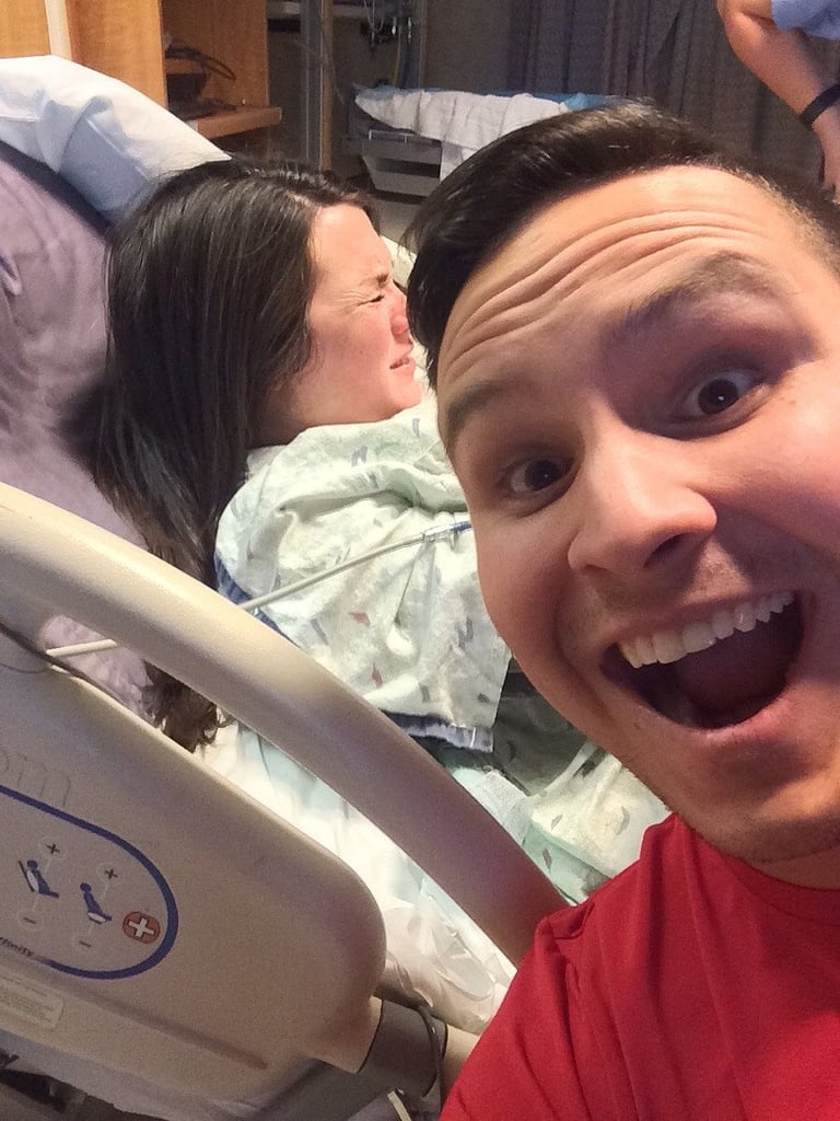 Selifes were taken everywhere and by everyone, including this hilarious dad who took one with his wife mid-labor.