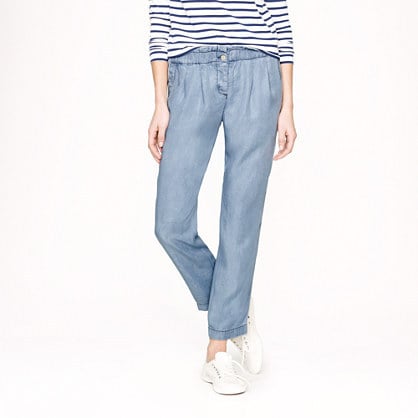 J.Crew Paper-Bag Waist Denim Pants