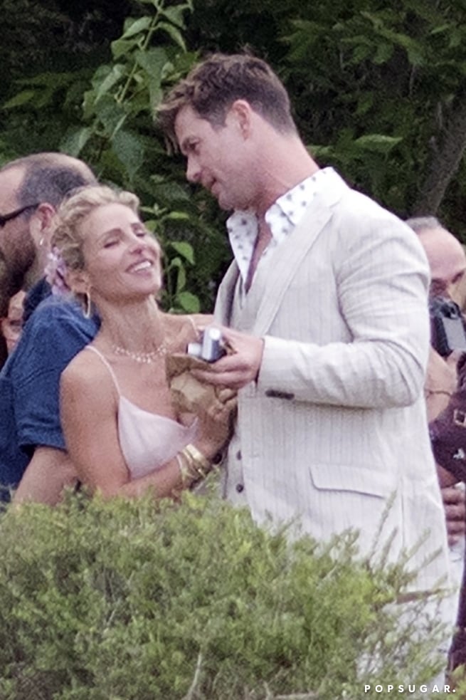 Chris Hemsworth and Elsa Pataky at Brother's Wedding 2018