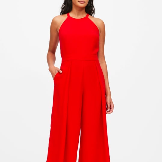 banana republic velvet jumpsuit