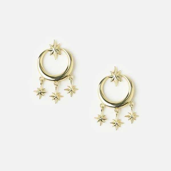Orelia Starburst Chandelier Earrings