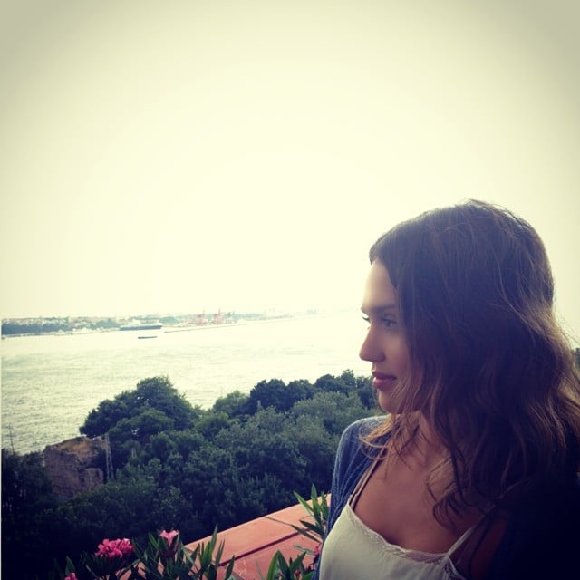 "That view tho #Bosphorus #Turkey #KonyaliTopkapi," Jessica Alba wrote on Saturday morning.
Source: Instagram user jessicaalba