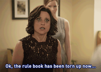 When she impresses her cabinet with a poignant speech.