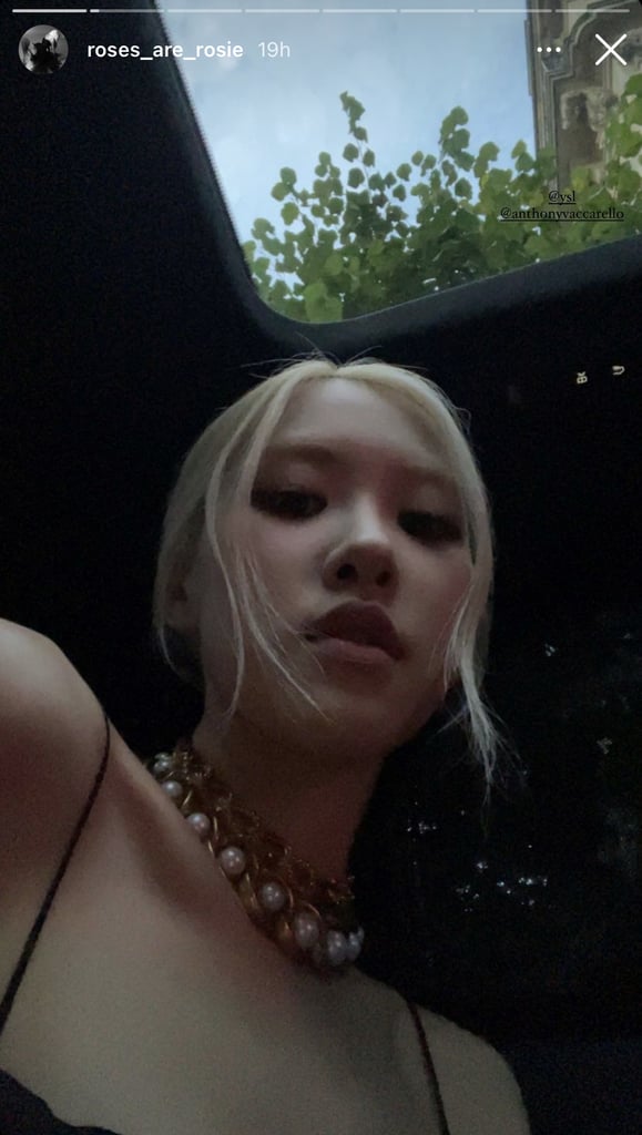 Blackpink's Rosé Looks Chic in Saint Laurent at PFW