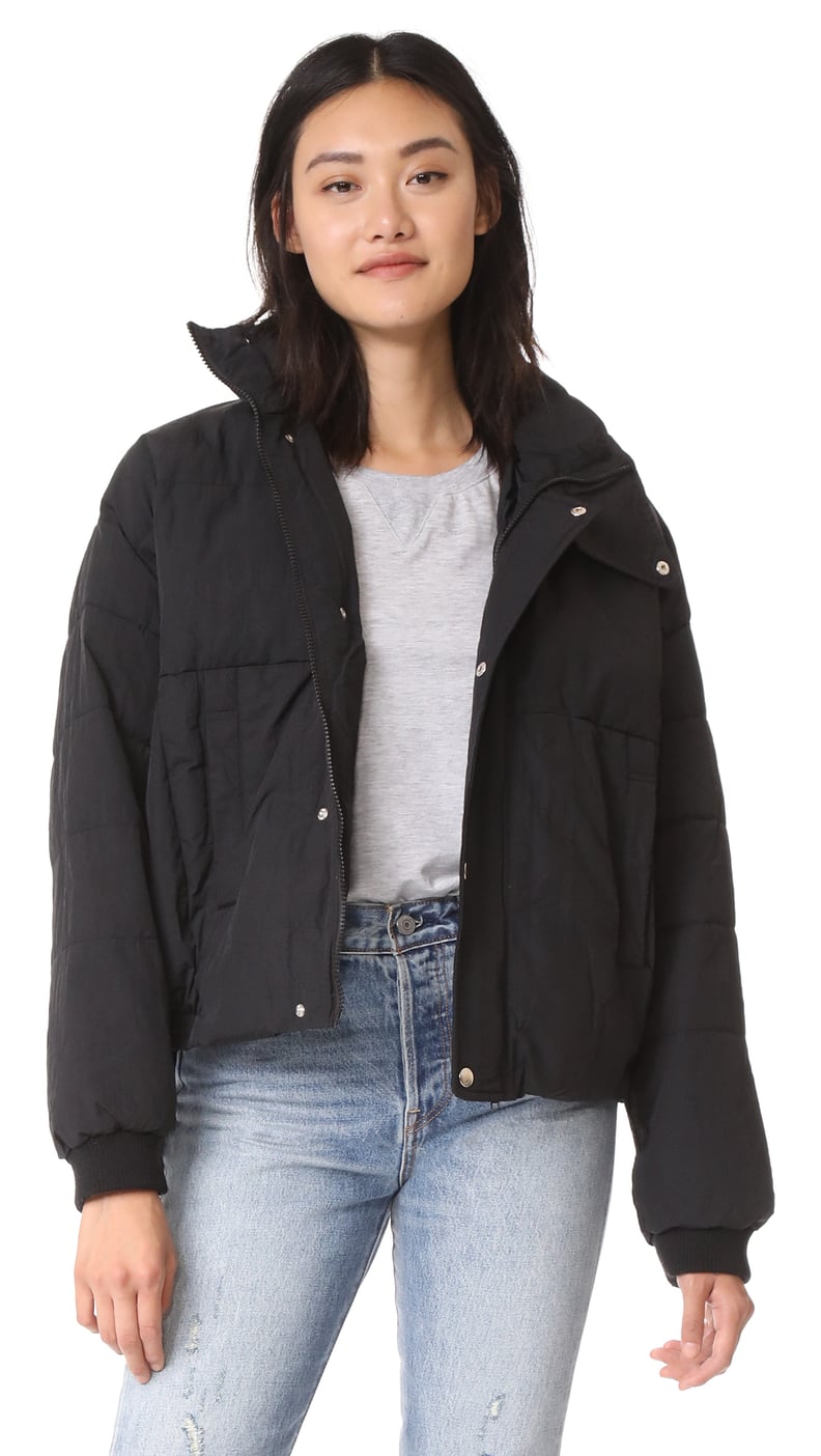 Free People Slouchy Cropped Puffer Coat