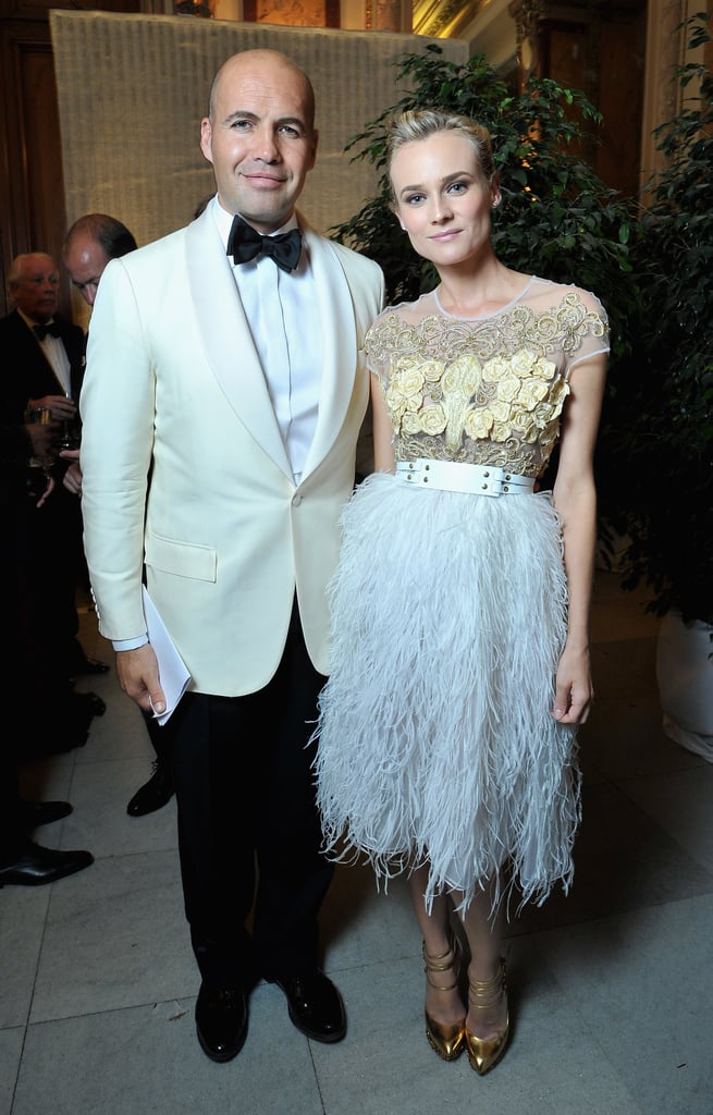 Diane Kruger and Billy Zane posed together inside the event.
Diane Kruger and Billy Zane posed together inside the event.