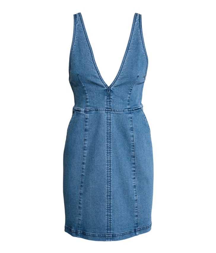 H&M Denim Dress Best Denim Dresses 2017 POPSUGAR Fashion Photo 9