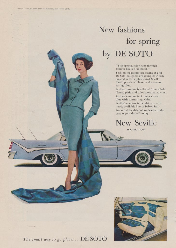 Even vintage cars dressed for Spring.