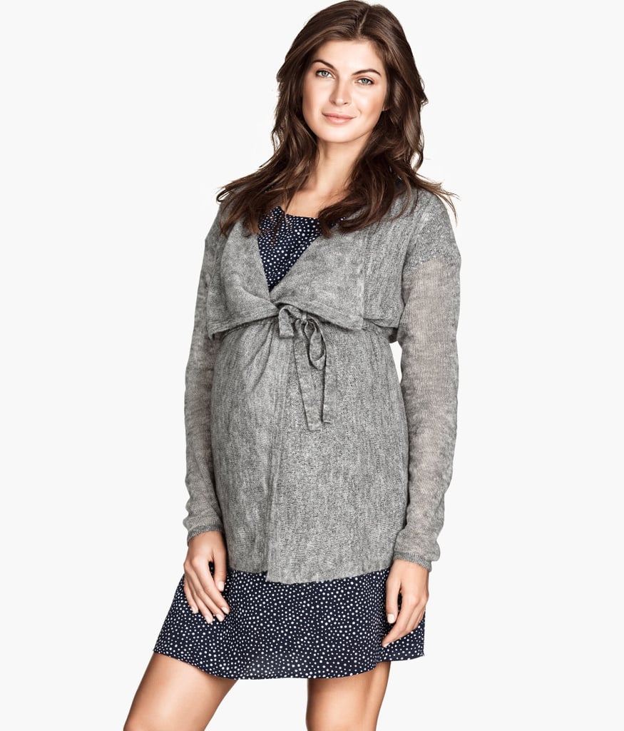 H&M MAMA Cardigan in Wool Blend ($40)