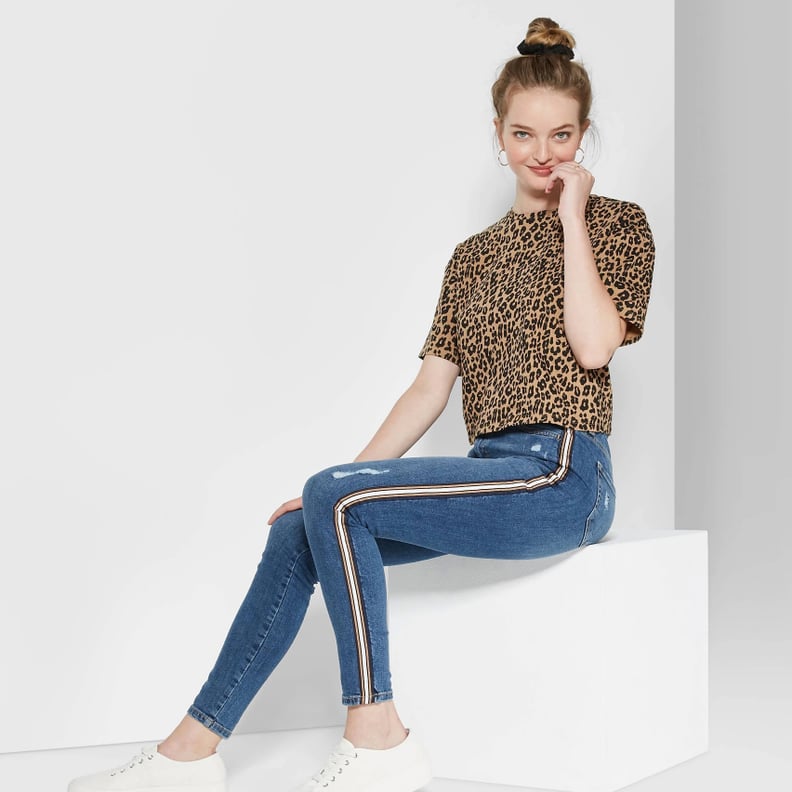 Wild Fable High-Rise Skinny Jeans With Side Tape