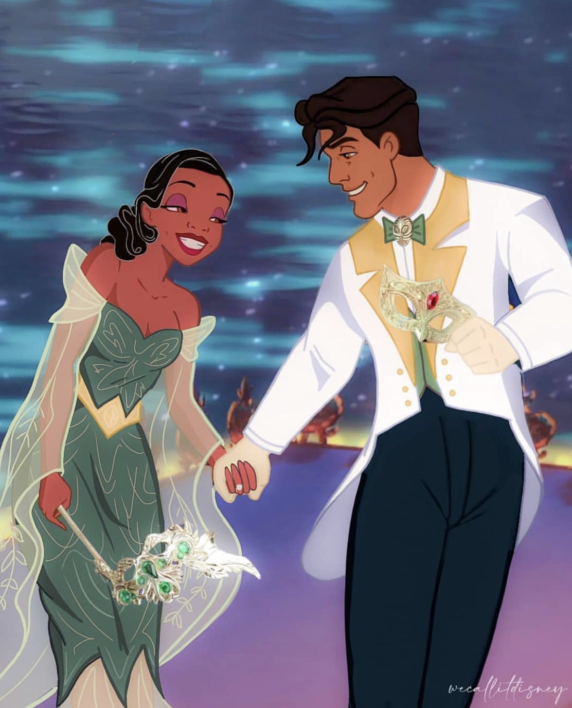 This Artist Gave Disney Princess Dresses a Design Update | PS Smart Living, image size:1112x1376