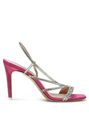Attico's Baby Crystal-Embellished Sandals