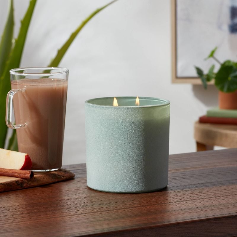 Threshold Apple Chai Woodwick Candle Green