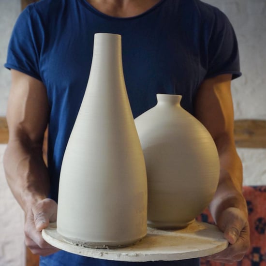 Hot Man Making Pottery (Video)