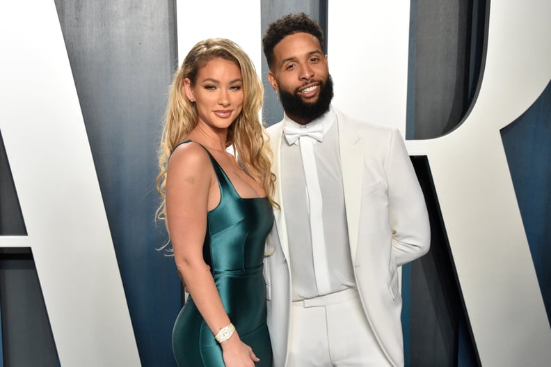 BEVERLY HILLS, CALIFORNIA - FEBRUARY 09: Lauren Wood and Odell Beckham Jr. attend the 2020 Vanity Fair Oscar Party hosted by Radhika Jones at Wallis Annenberg Center for the Performing Arts on February 09, 2020 in Beverly Hills, California. (Photo by Greg