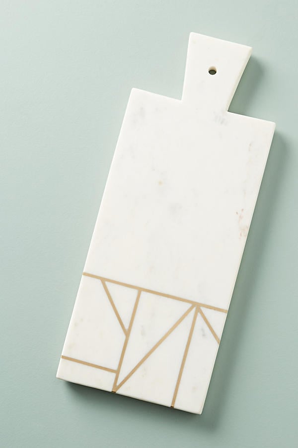 Anthropologie Angled Inlay Cheese Board