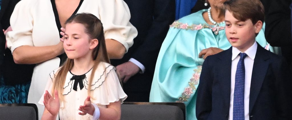 Prince George and Princess Charlotte at Coronation Concert
