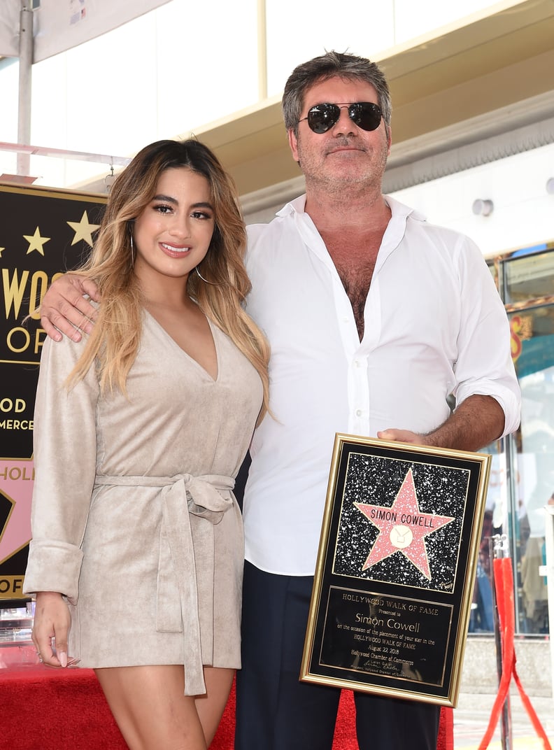 Ally Brooke and Simon Cowell