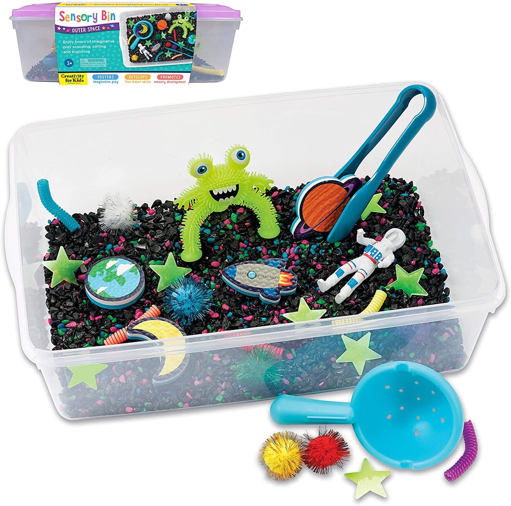 Creativity for Kids Sensory Bin Outer Space