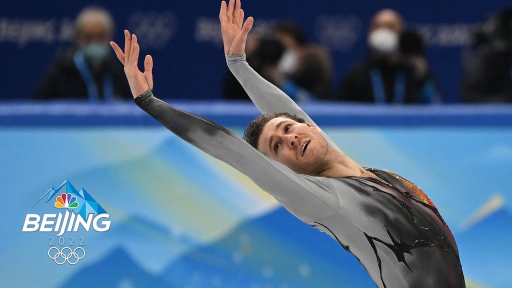 Jason Brown's Free Skate in the Beijing Olympics Men's Figure Skating Event