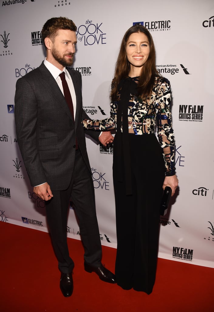 Jessica Biel and Justin Timberlake at Book of Love Premiere