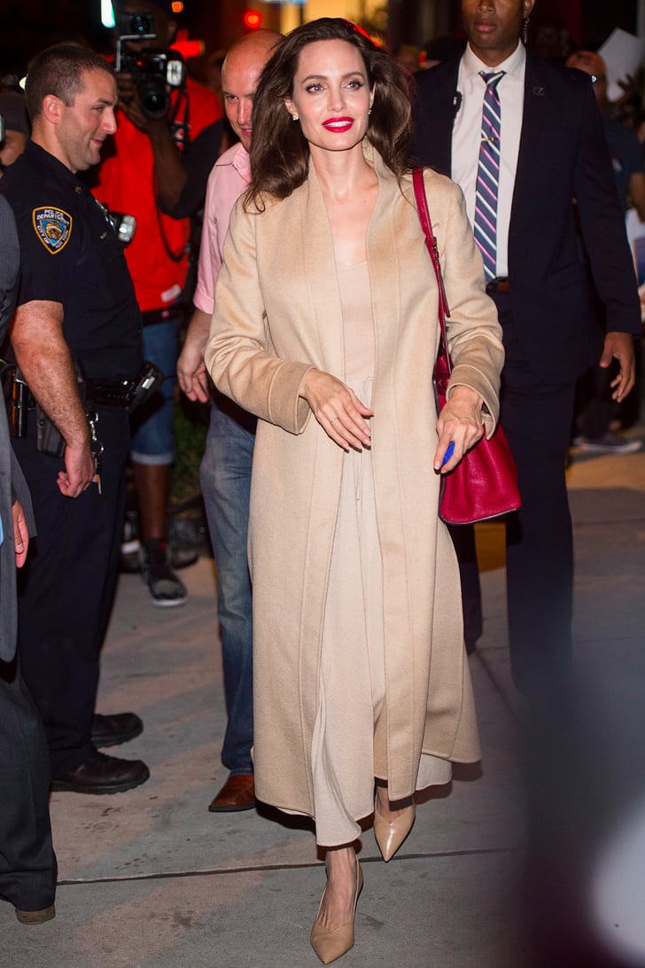 Angelina Jolie's Ryan Roche Nude Outfit