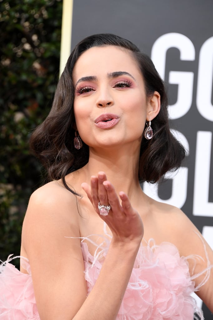 Sofia Carson Giambattista Valli Gown at Golden Globes 2020