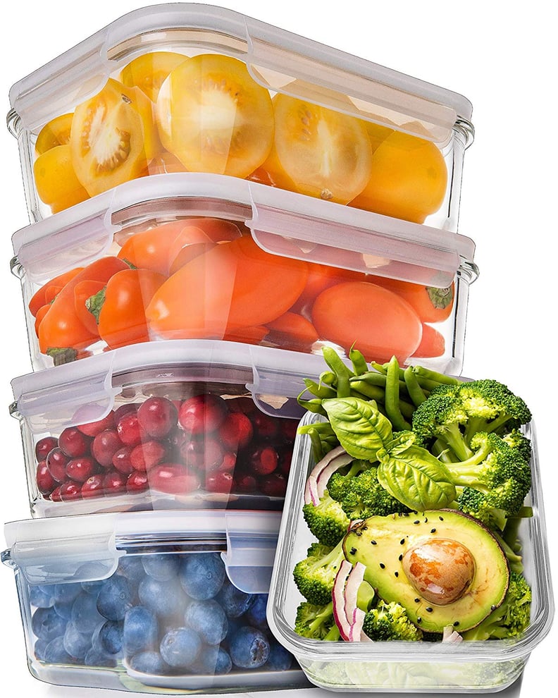 Ez Prepa 15 Pack Plastic Meal Prep Containers - 22 oz Round Food