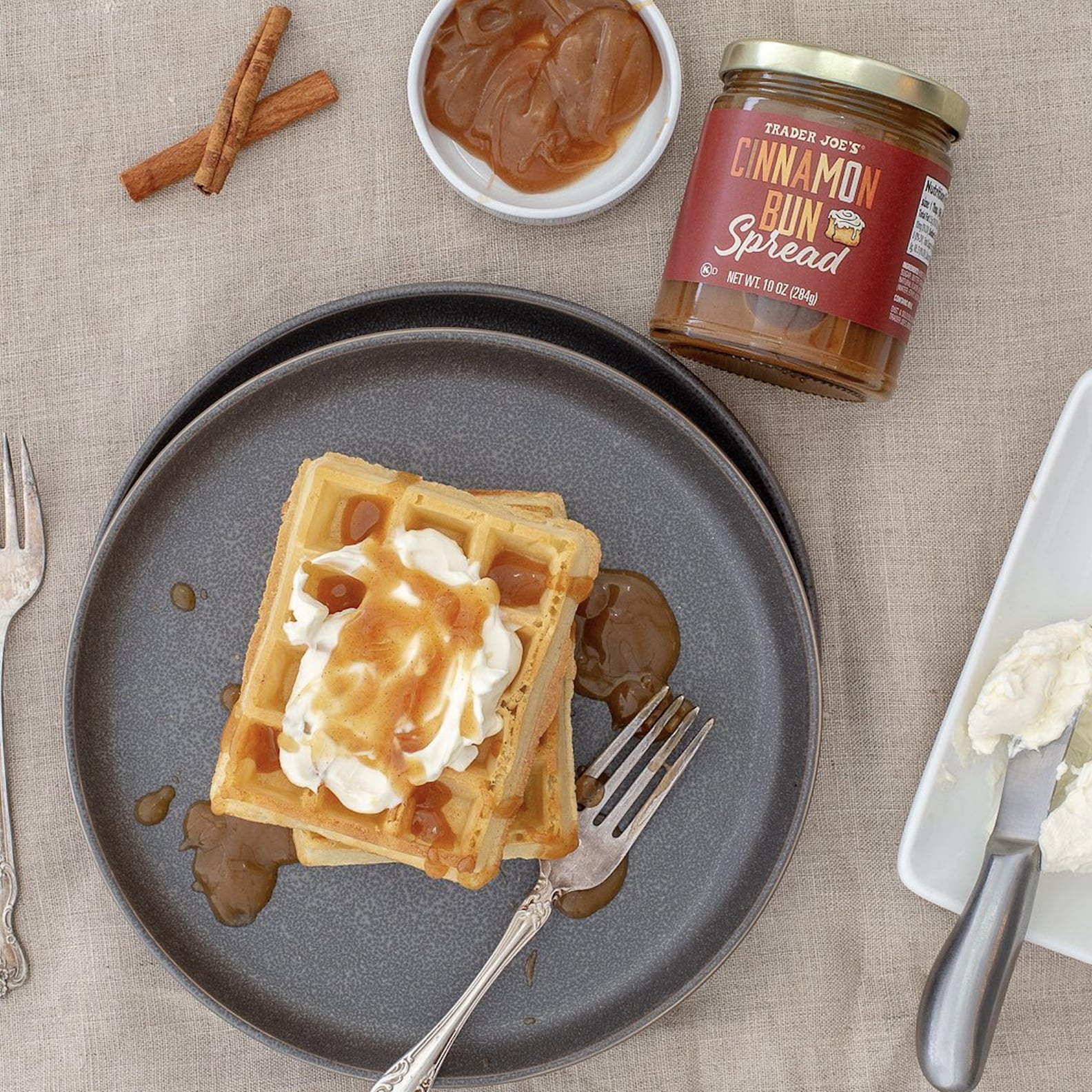Trader Joe's Cinnamon Bun Spread POPSUGAR Food