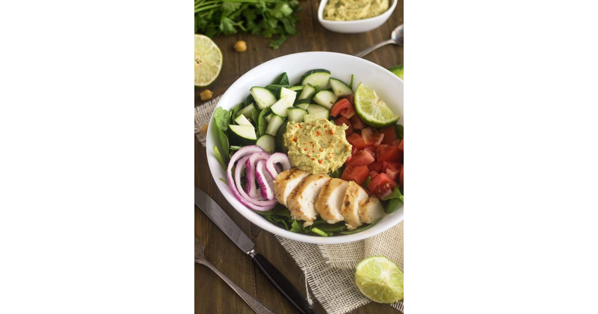 Hummus Chicken Power Salad Panera Bread Copycat Recipes POPSUGAR