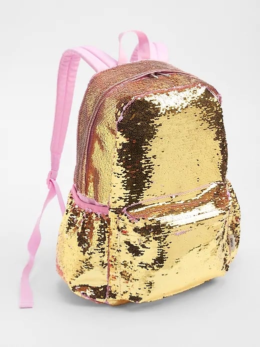 Gold store sparkle backpack