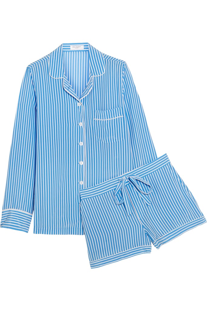 Equipment Lillian Striped Washed-Silk Pajama Set ($390) | Best Fashion ...