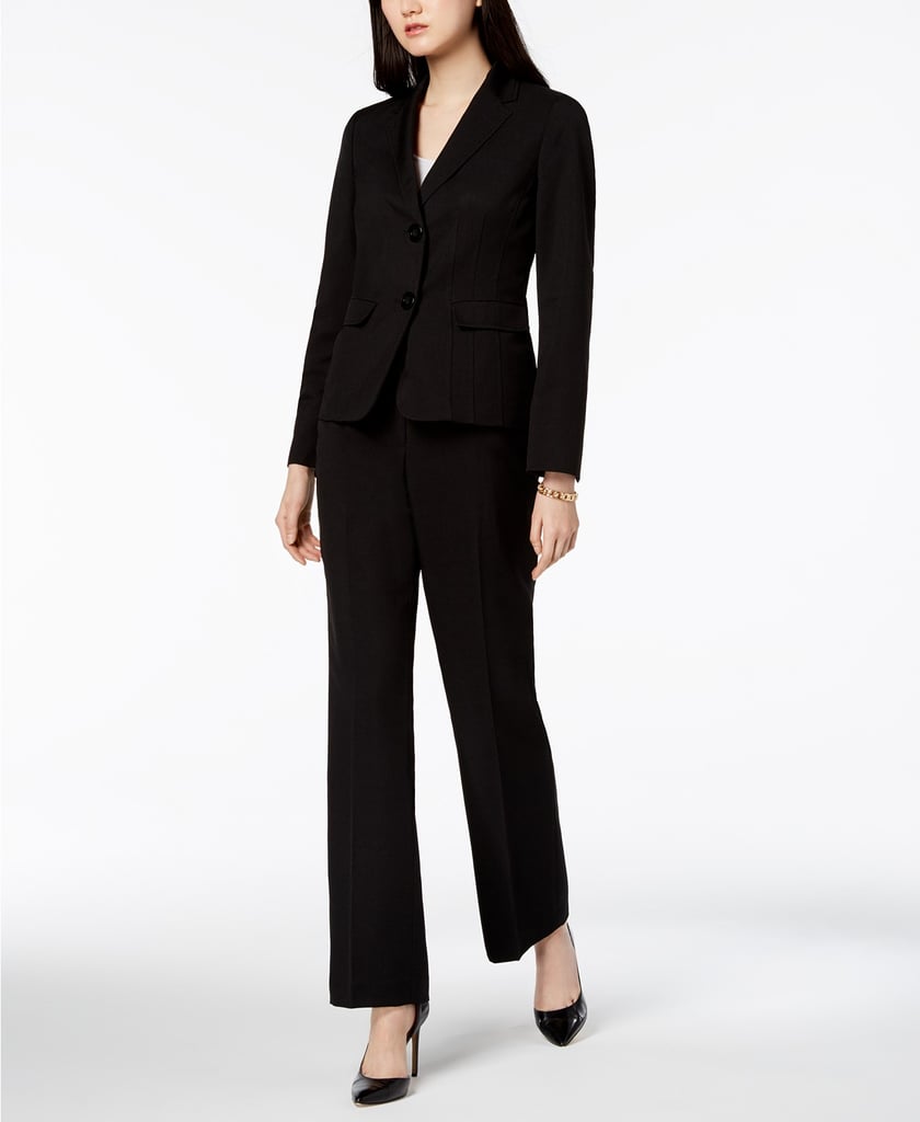 Le Suit Two Button Pantsuit | Meghan Markle's Black Pantsuit Ireland ...