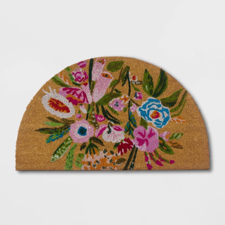 A Decorative Doormat: Opalhouse Painted Floral Doormat