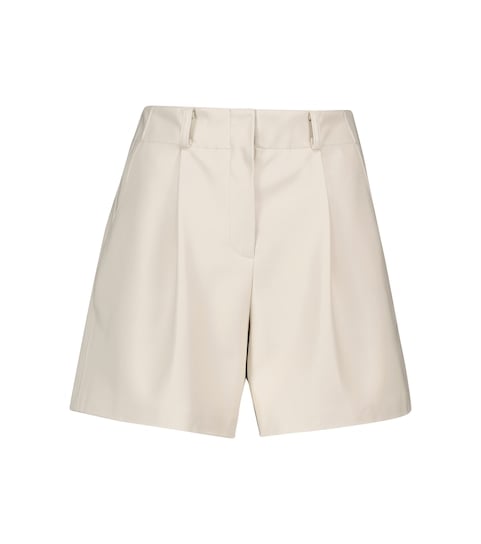 Frankie Shop Manon Faux Leather Shorts